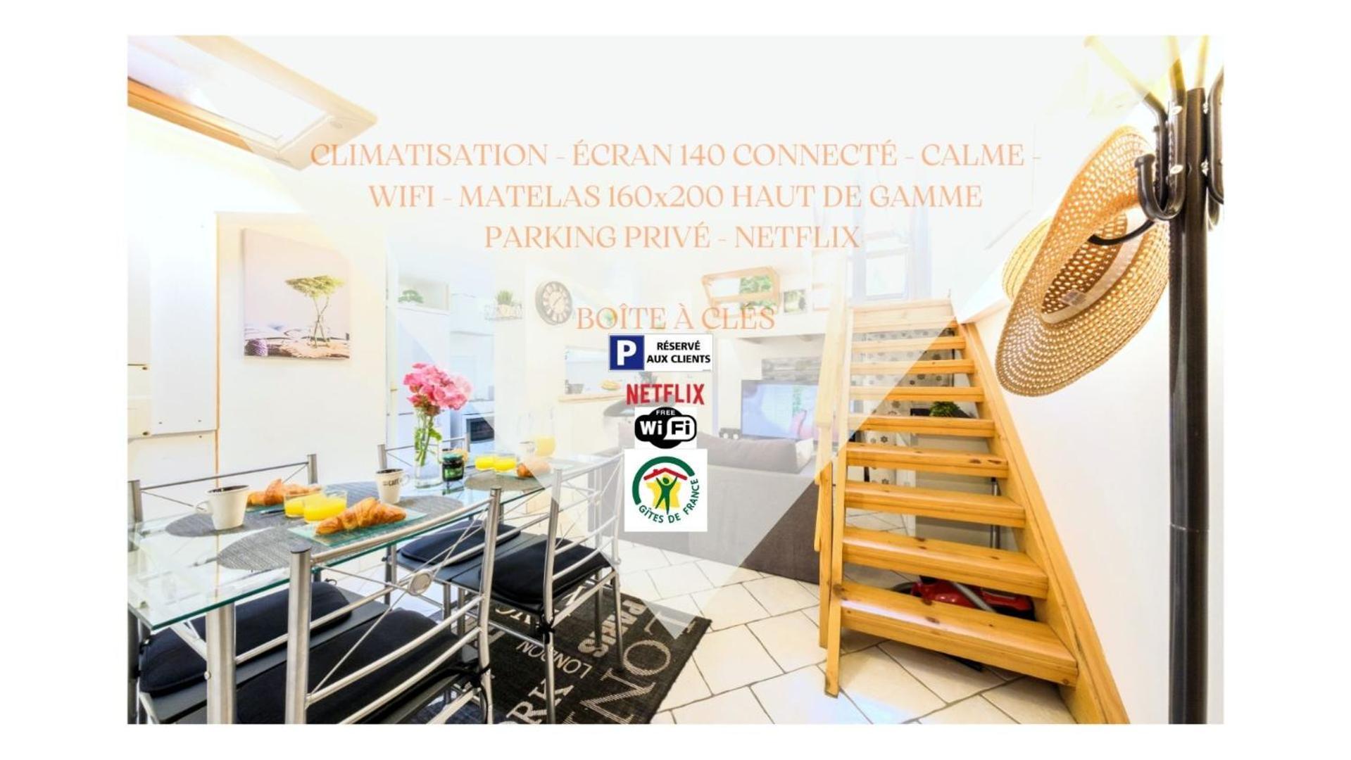 Beau Duplex: Cozy 3-Star Gite with Netflix and Parking Albertville Exterior photo